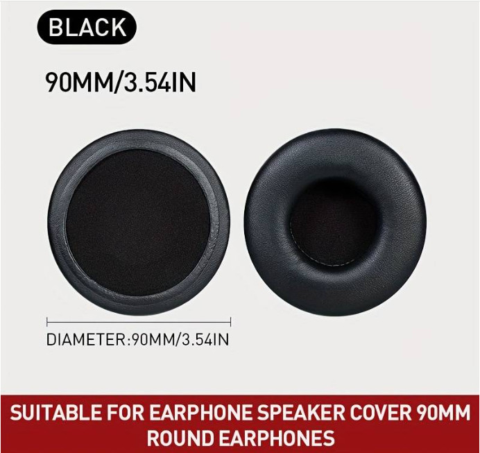Ear Pads for Audio Technica ATH-T2 ATH-PRO700 ATH-PRO700DJ 90mm 1 Pair