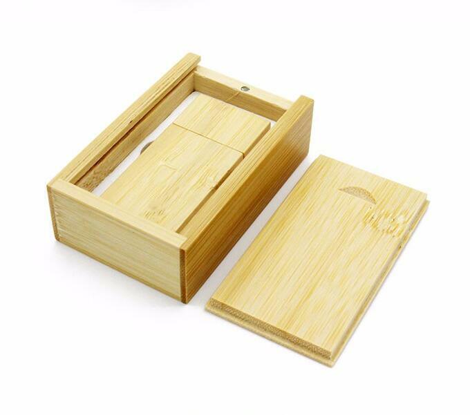 Free Engrave Custom Photography Wood USB Flash Drive Memory Storage + Wooden Box