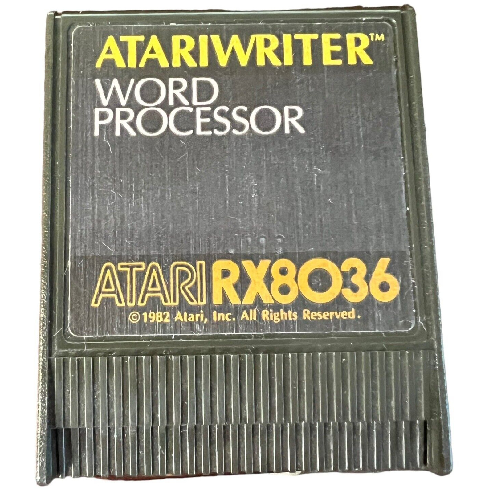 1982 AtariWriter RX8036 Writer 400/800 Word Processor Left Cartridge Untested