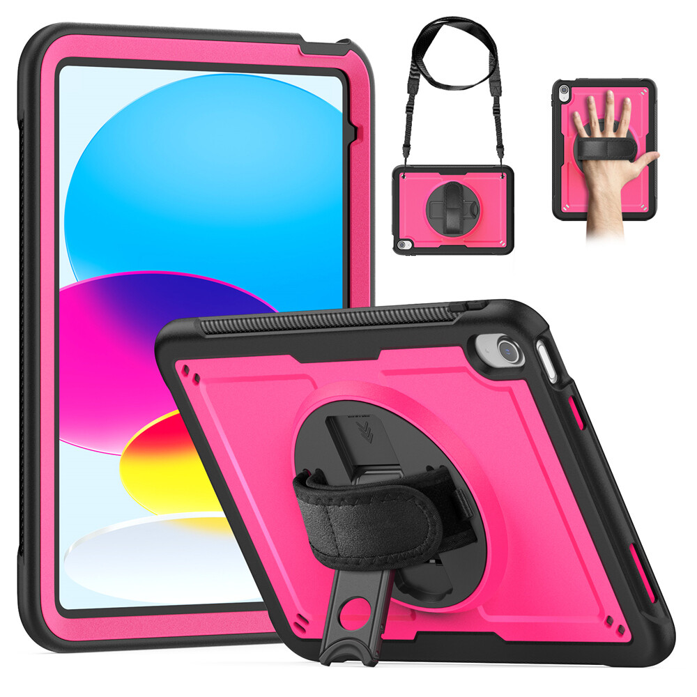 Heavy Duty Case Stand Shockproof Cover Strap For iPad 7/8/9/10/11th Gen A16 2025