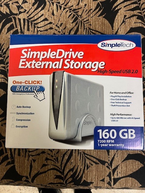 External Storage Backup Drive High Speed USB 