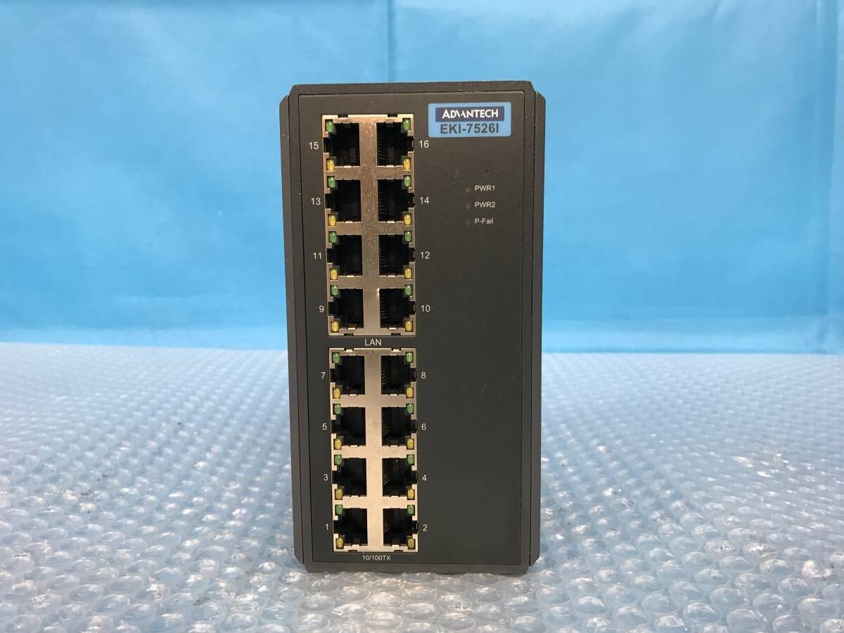 ADVANTECH EKI-7526I Ethernet Switch Unit Removed From The Working Machine