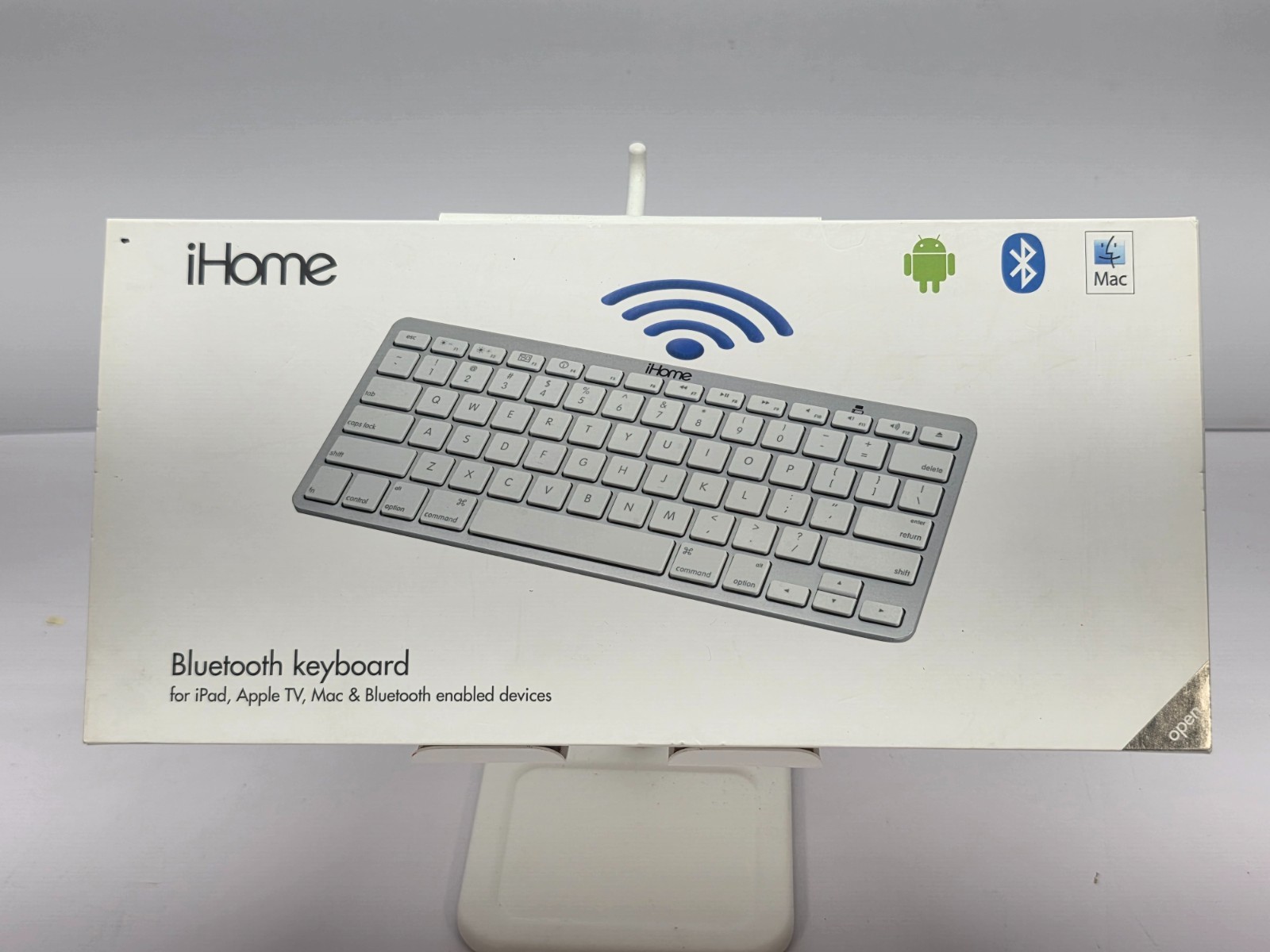 iHome Bluetooth Wireless Keyboard IMAC-K111S iPad Apple TV Mac -New