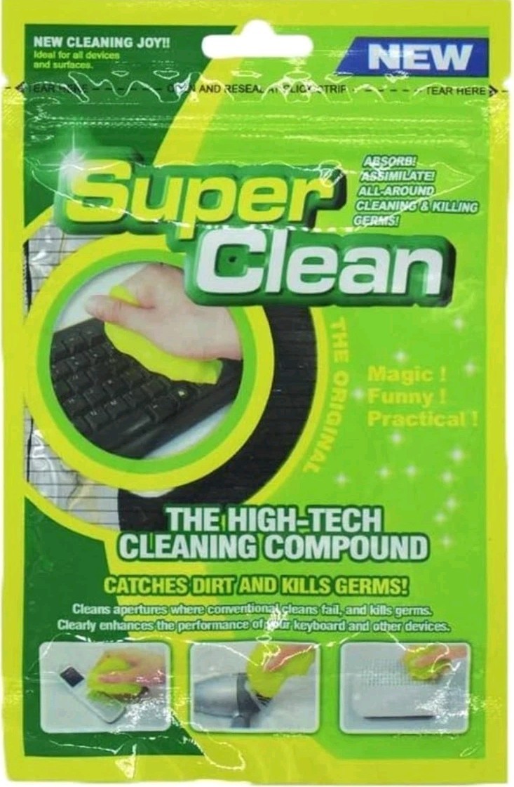  Super Clean The High - Tech Cleaning Compound Lime Green Color - New