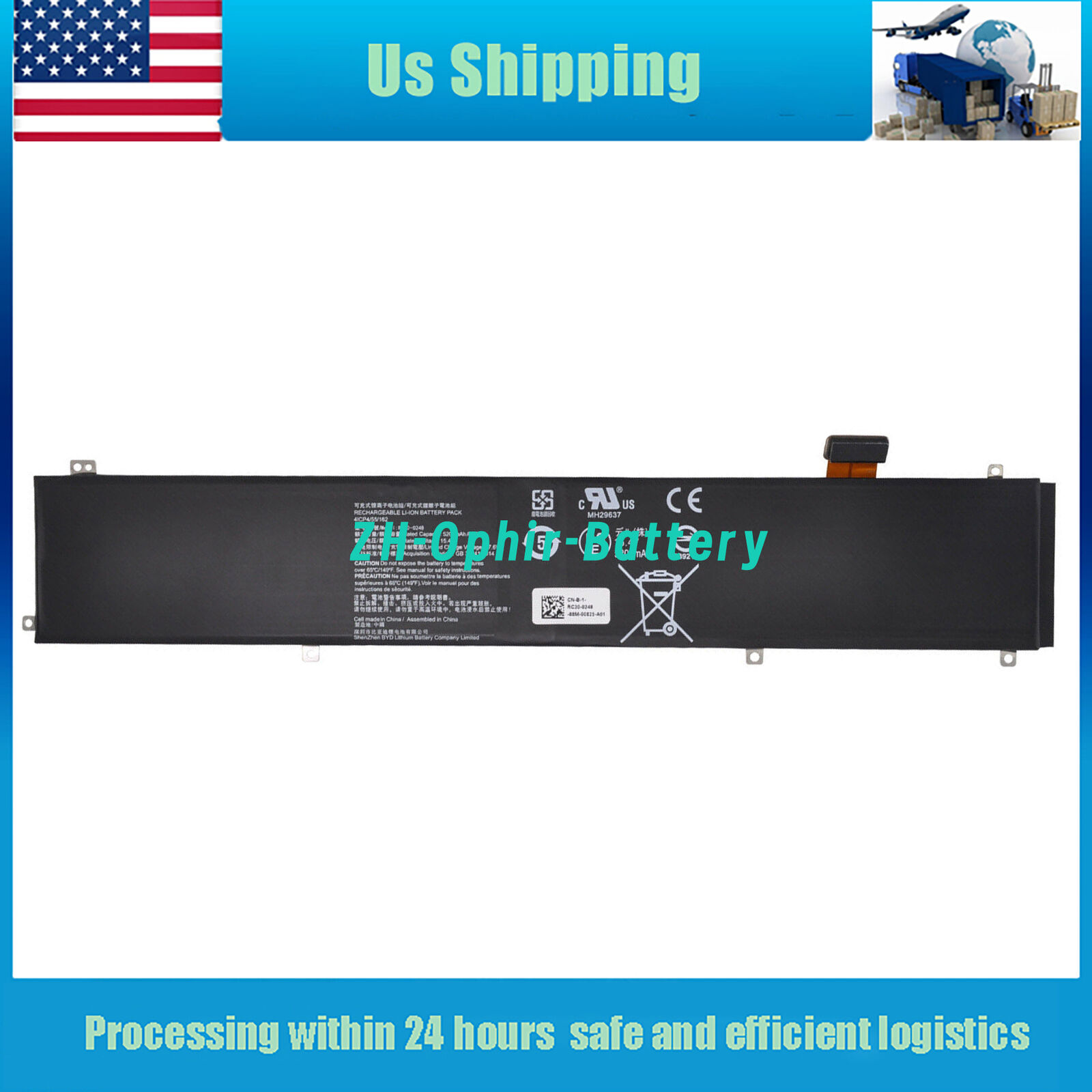Genuine RC30-0248 Battery For Razer Blade  2018/15 GTX 1060 1070 RZ09-02385E92