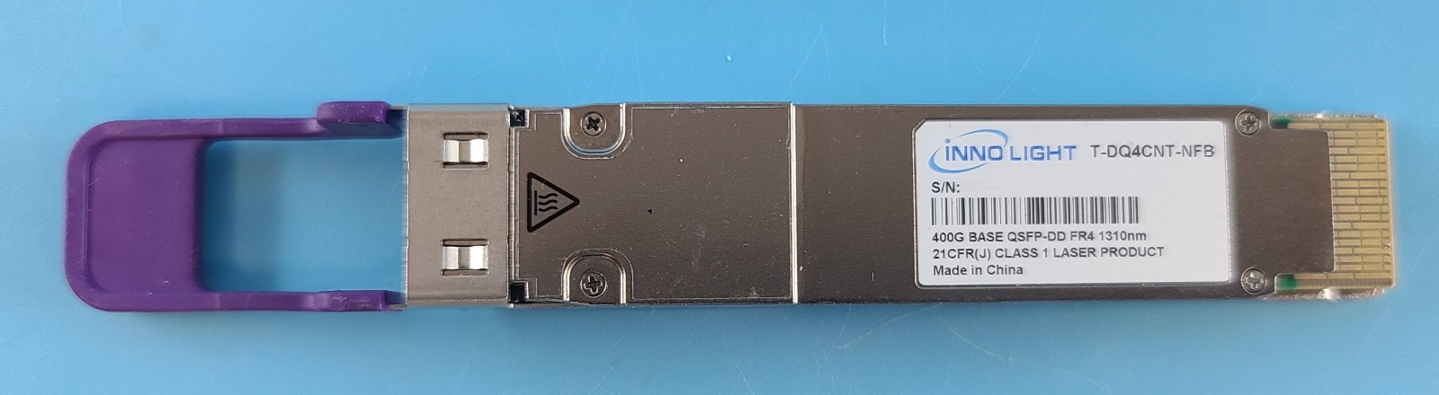 Lot of 2 Innolight T-DQ4CNT-NFB 400G QSFP-DD FR4 SMF 1310nm 2km LC Transceiver