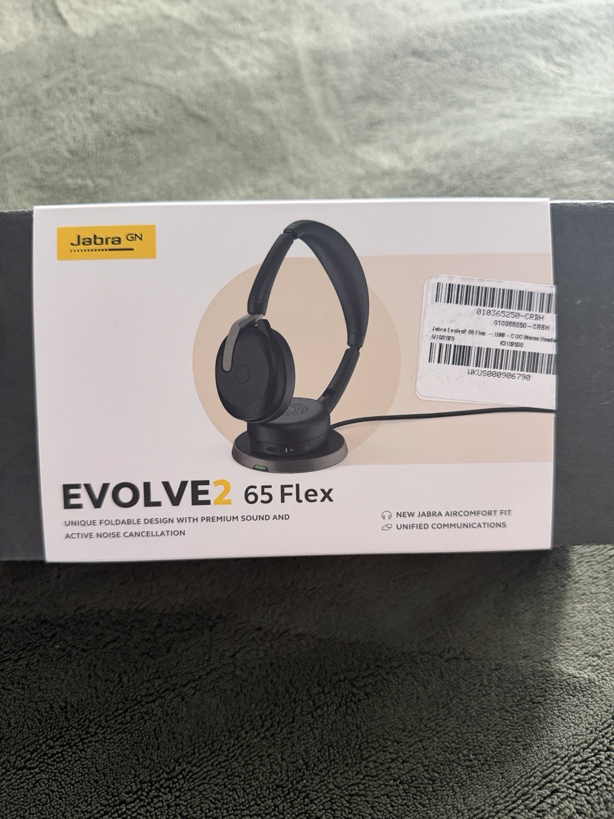 NEW SEALED Jabra Evolve2 65 Flex Stereo Headset, Bluetooth, MS Teams, USBC