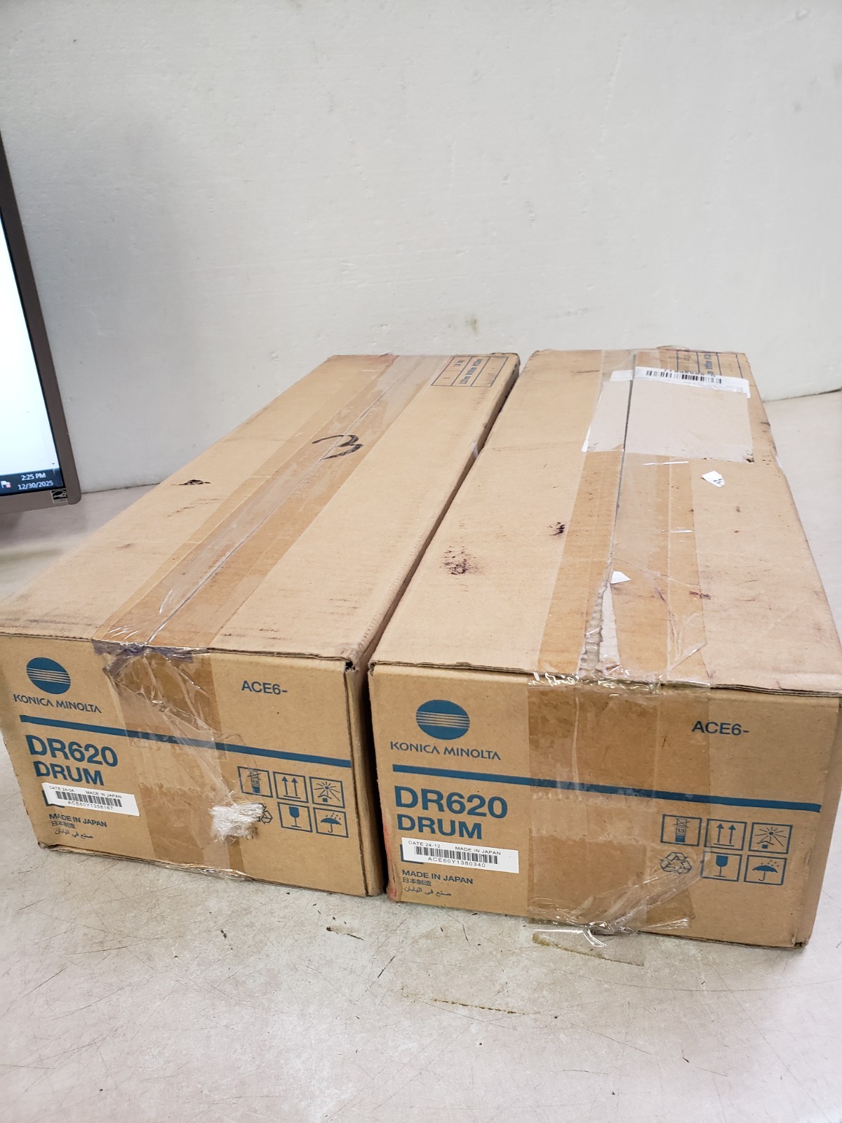 Lot of 2 - Konica Minolta ACE60Y1, DR620 C,Y,M Color Drum for AccurioPress C4070