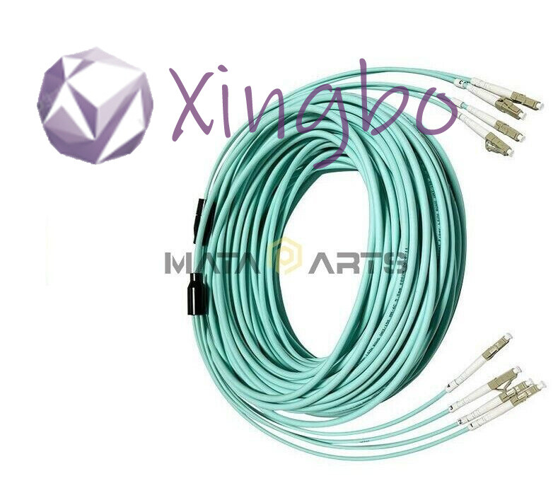 LC-LC MM 4 Strand Armored 10G OM3 Fiber Cable Fiber Optic Jumper Patch Cord 30m