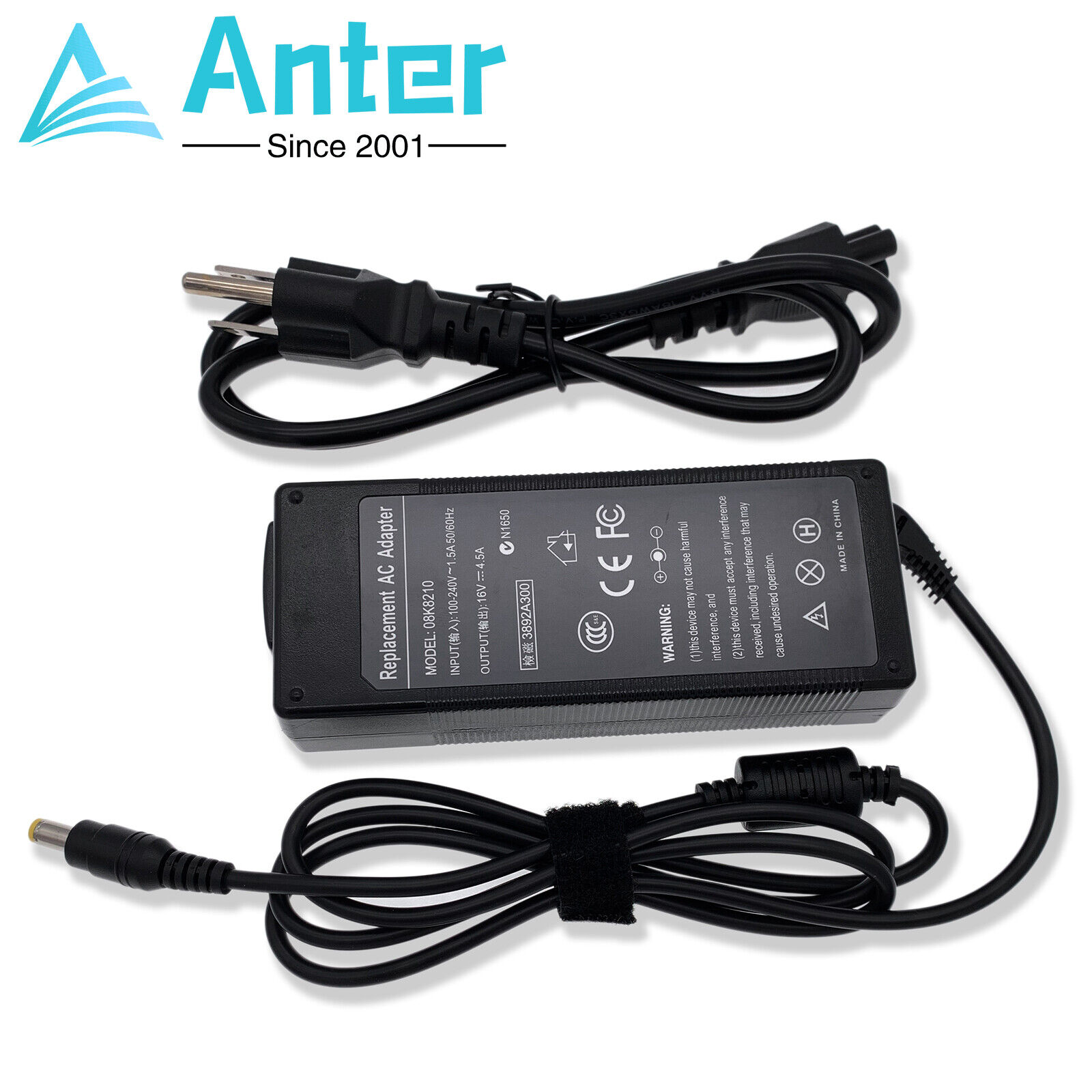 AC Adapter Charger Power For Laptop IBM ThinkPad T40 T41 T42 T43 72W 16V 4.5A 