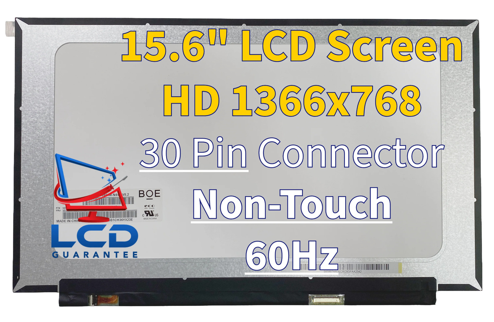 HP 15-FD0655NR 15.6" HD 60Hz Non-Touch Laptop LCD Screen