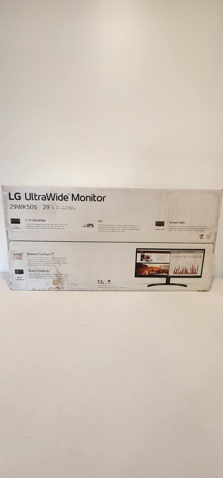 LG UltraWide 29WK50S 29" IPS Monitor 21:9 Screen Split FreeSync Black