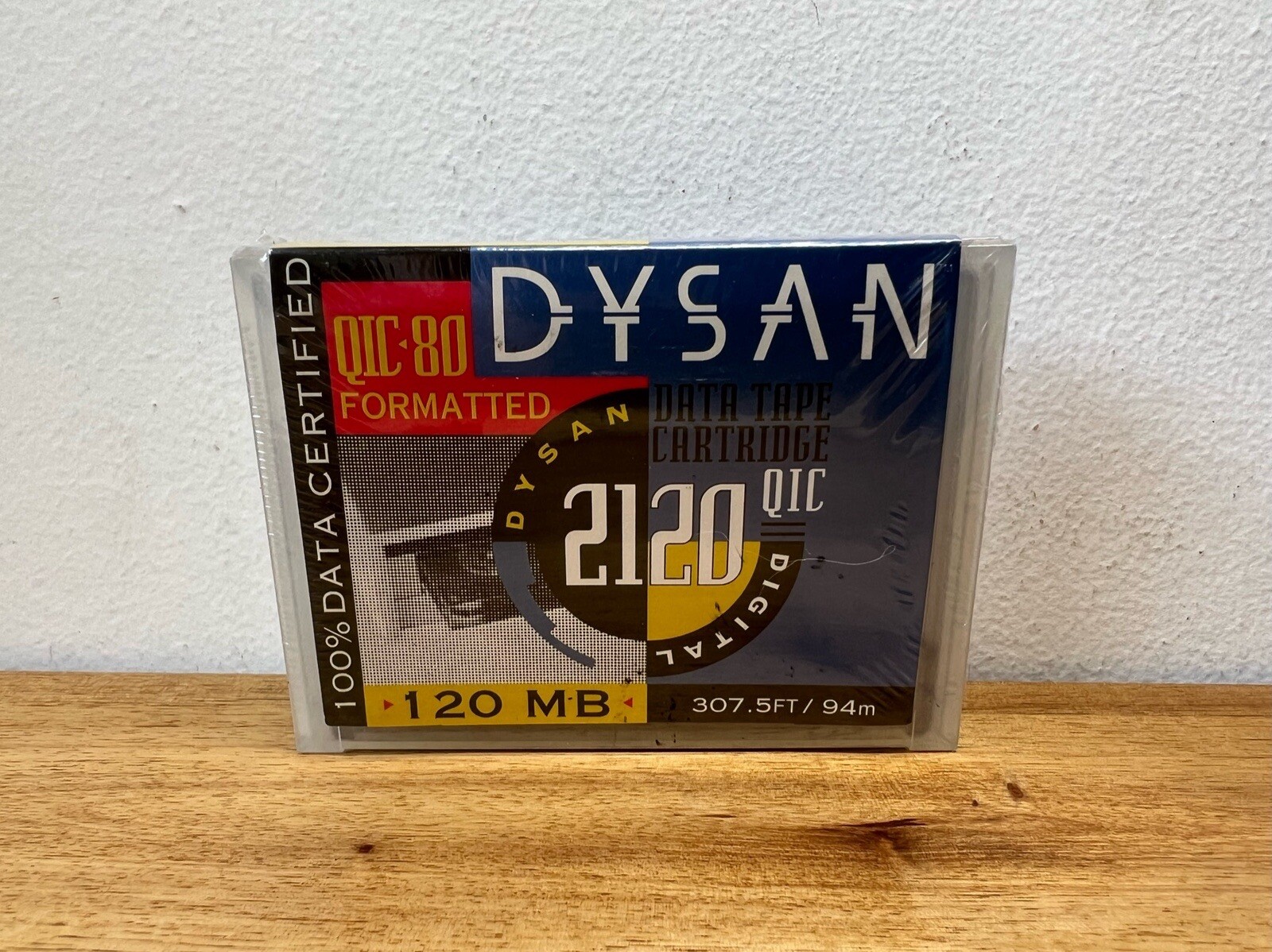 (New/Sealed) Dysan Digital Data Tape Cartridge, QIC-80 Formatted, 120 Megabytes