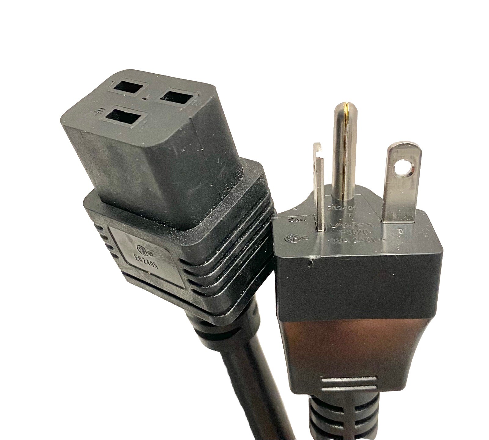 13ft Volex 72-2105-01 Heavy Duty C19 to NEMA 5-20P 16A 250V Power Cord