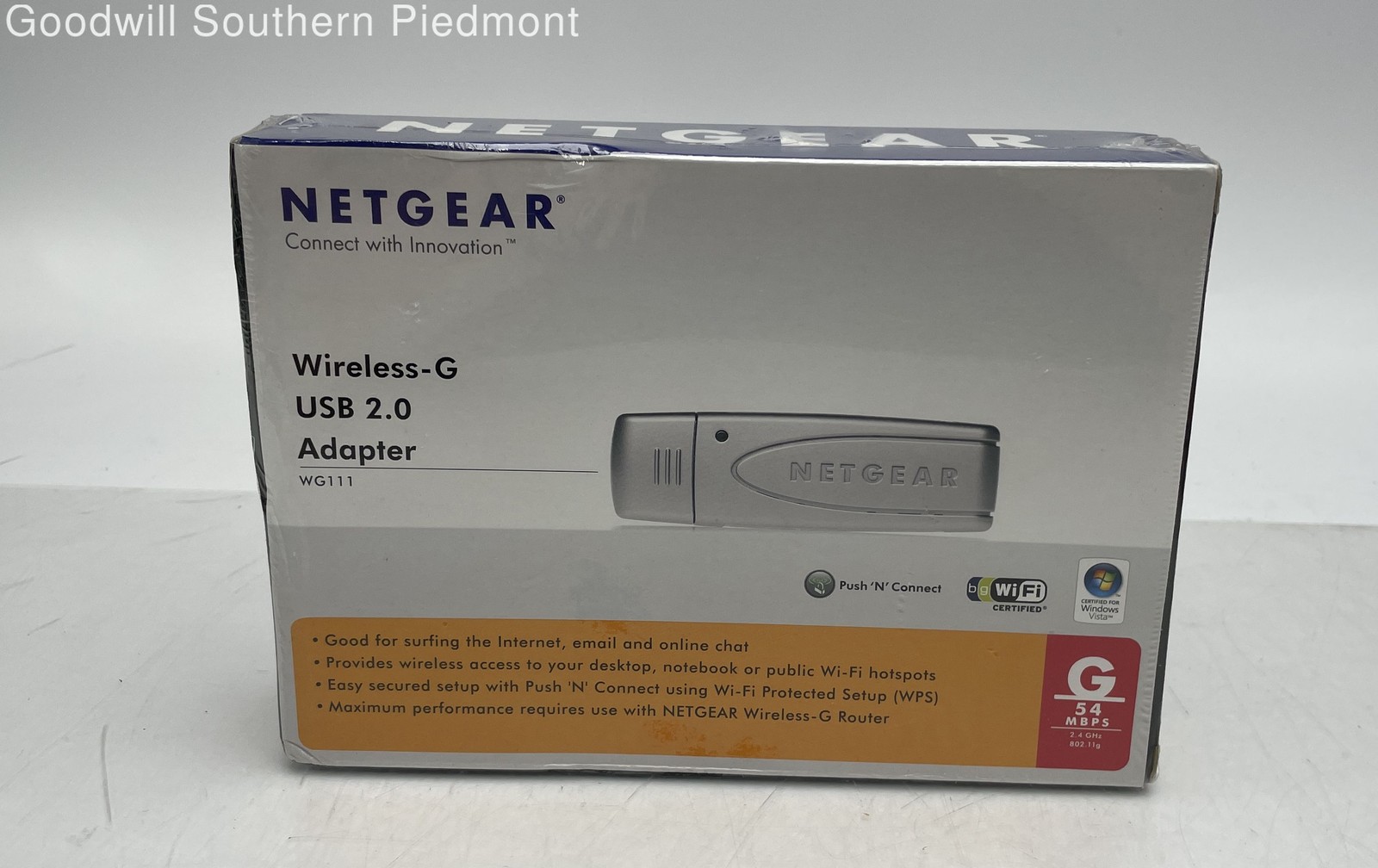 NETGEAR WG111 Wireless-G USB 2.0 Adapter - New