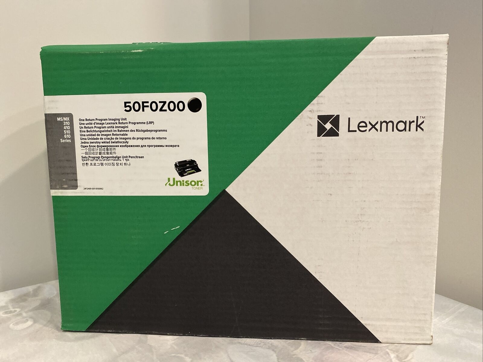 Genuine Lexmark Unison 50F0Z00 Black Return Program Imaging Unit New Sealed 500z