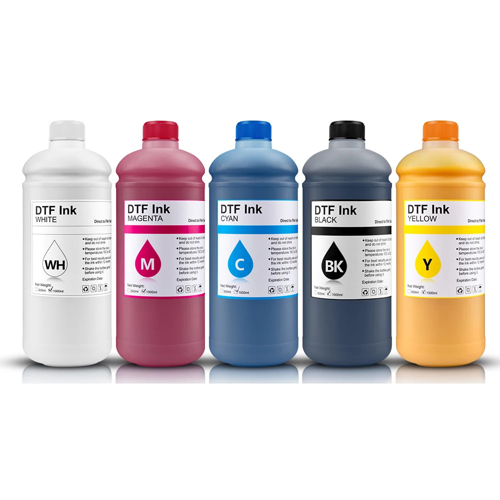 Premium White Color DTF Ink for Epson DX7 7890 L 805 Printer 5color/set