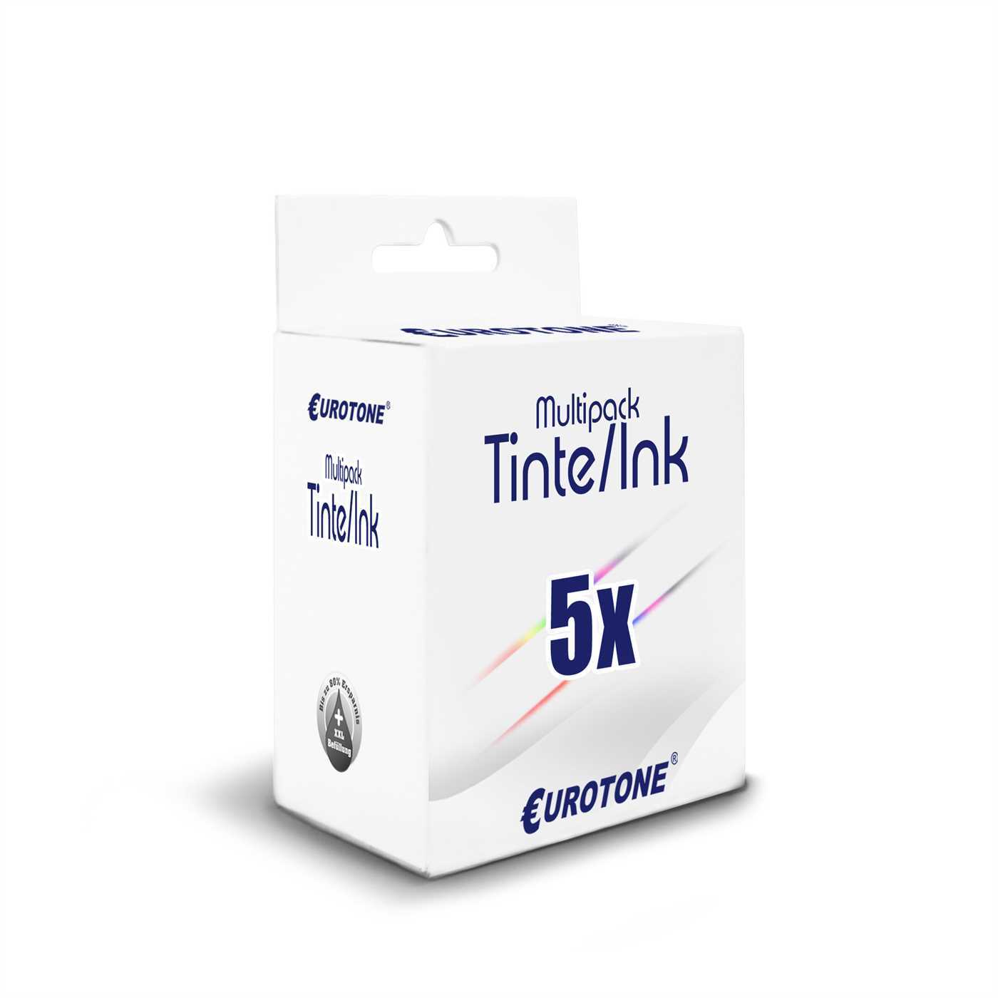 5x Europcart Cartridge Replaces Epson Workforce Pro 6590 With Per Ca. 100/1.3oz