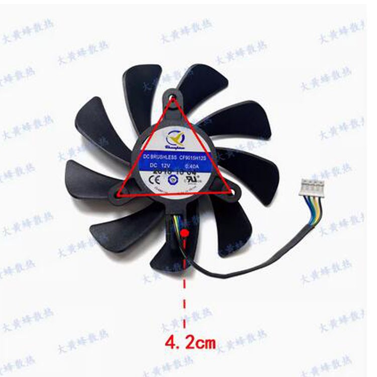 New Graphics Card Cooling Fan For ASL GTX1660 1660ti 6GB ITX