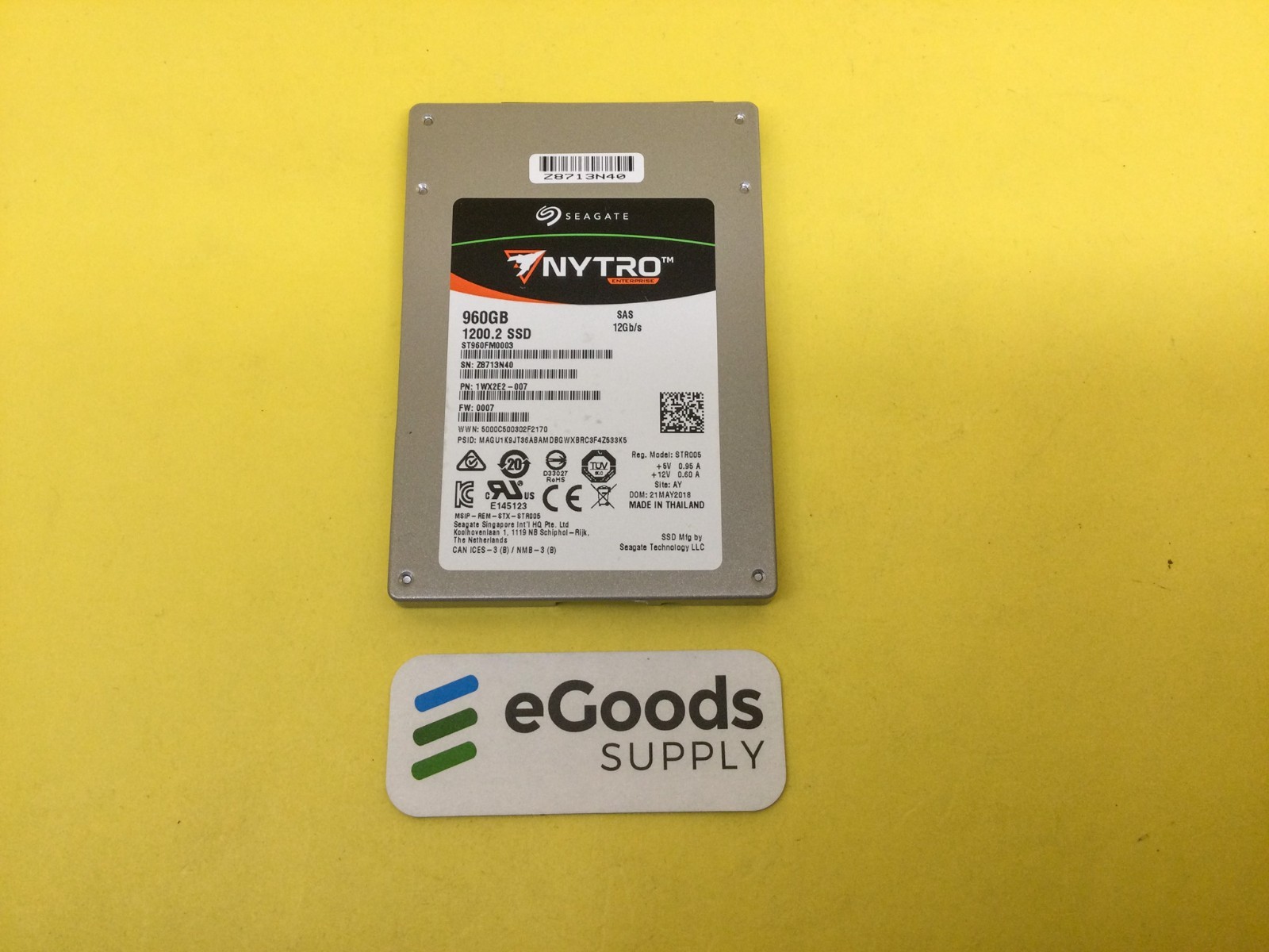 ST960FM0003 Seagate Nytro 1200.2 Internal SSD 2.5" 960GB SAS