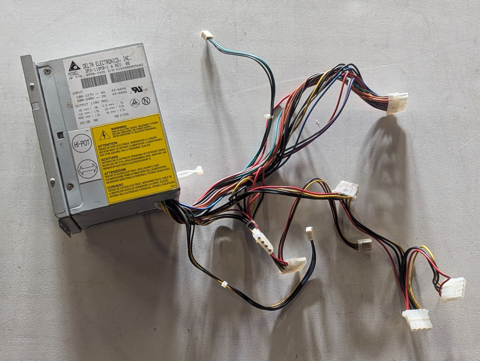 Delta DPS-110MB-1 A 110W FlexATX 20-Pin Power Supply HP 0950-3426 PSU