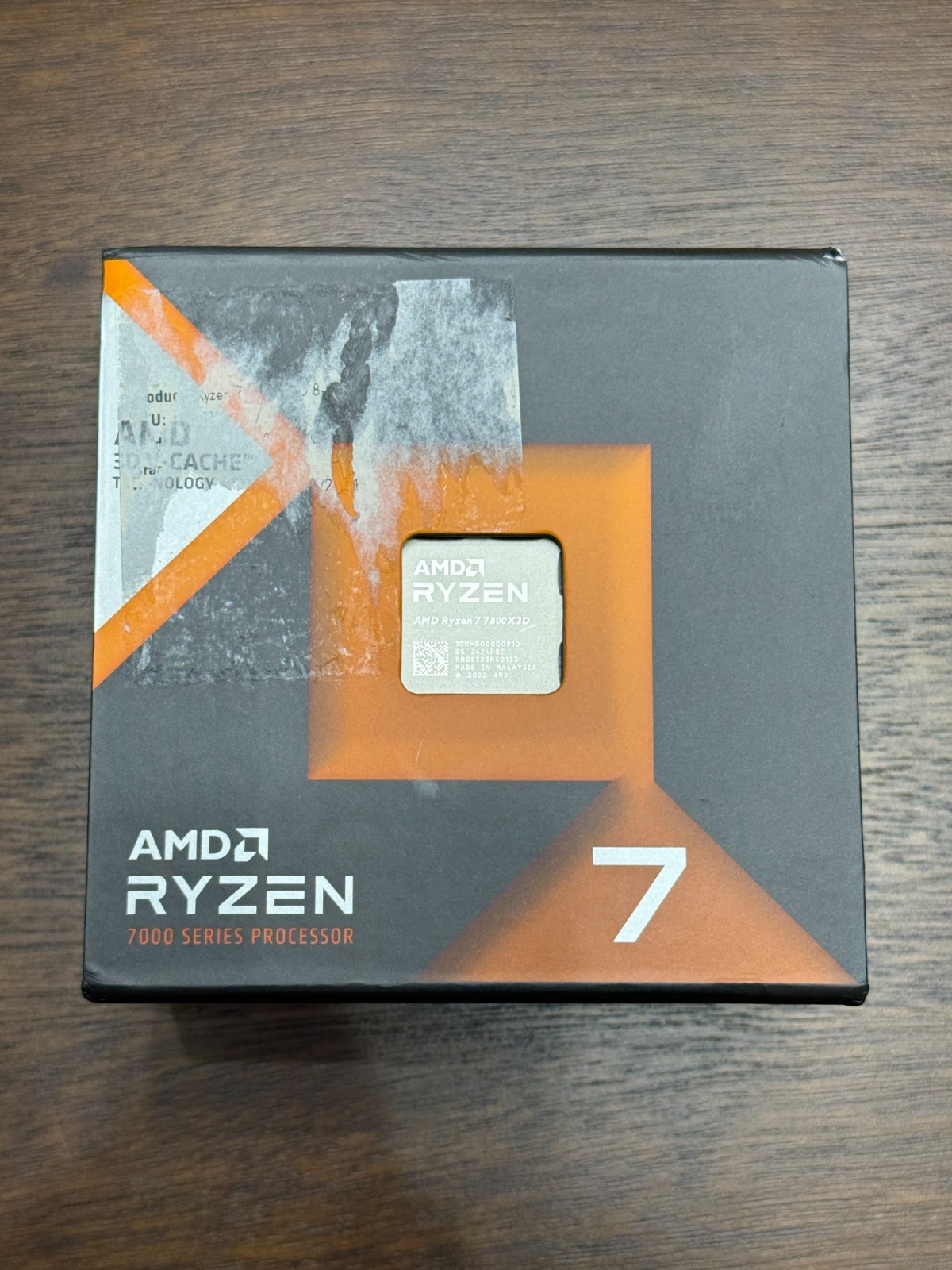 AMD Ryzen 7 7800X3D Processor (4.2 GHz, 8 Cores, Socket AM5) 100-000000910