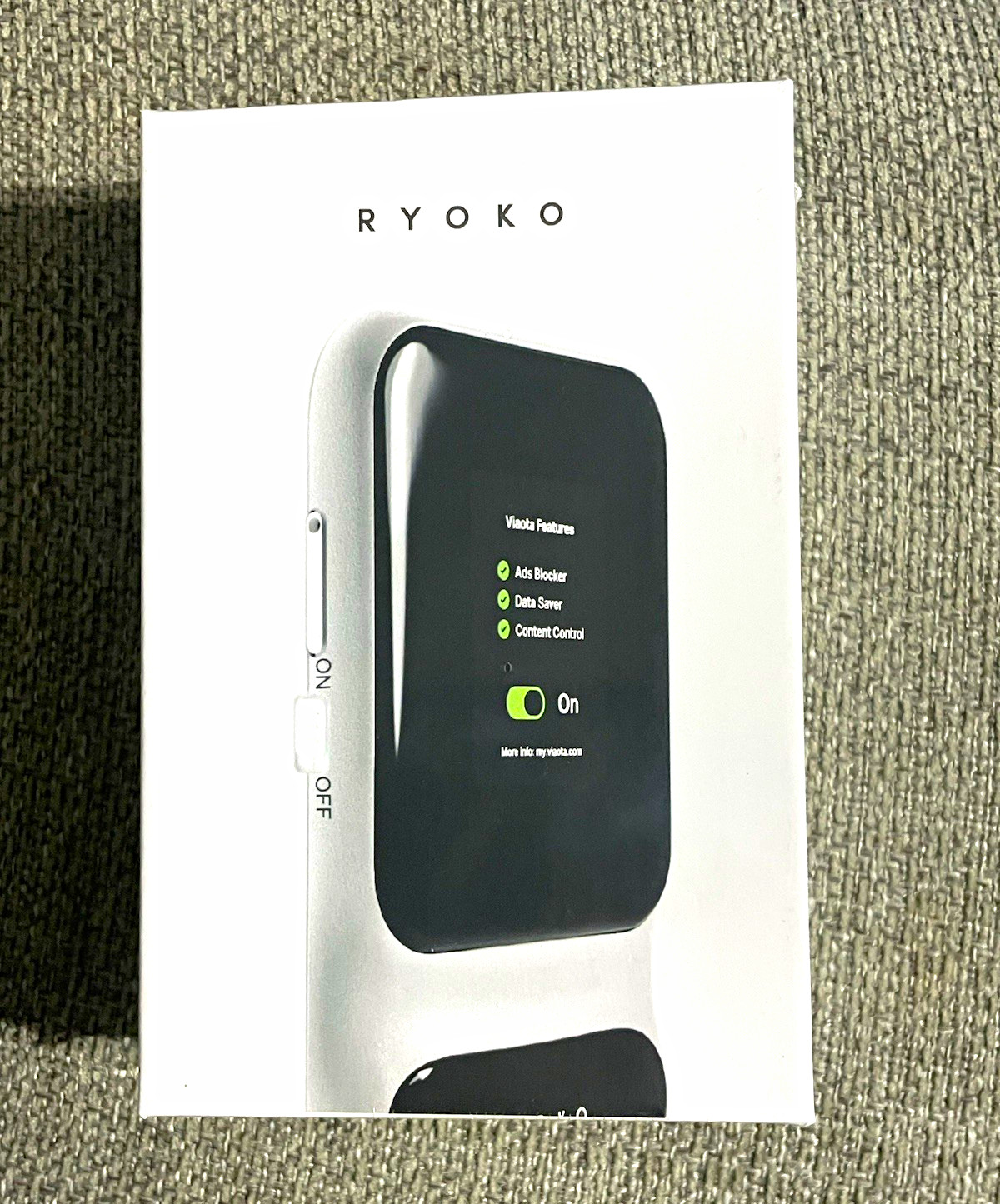 RYOKO Portable Wireless Router 4G LTE 150 Mbps Black RFE-IM603