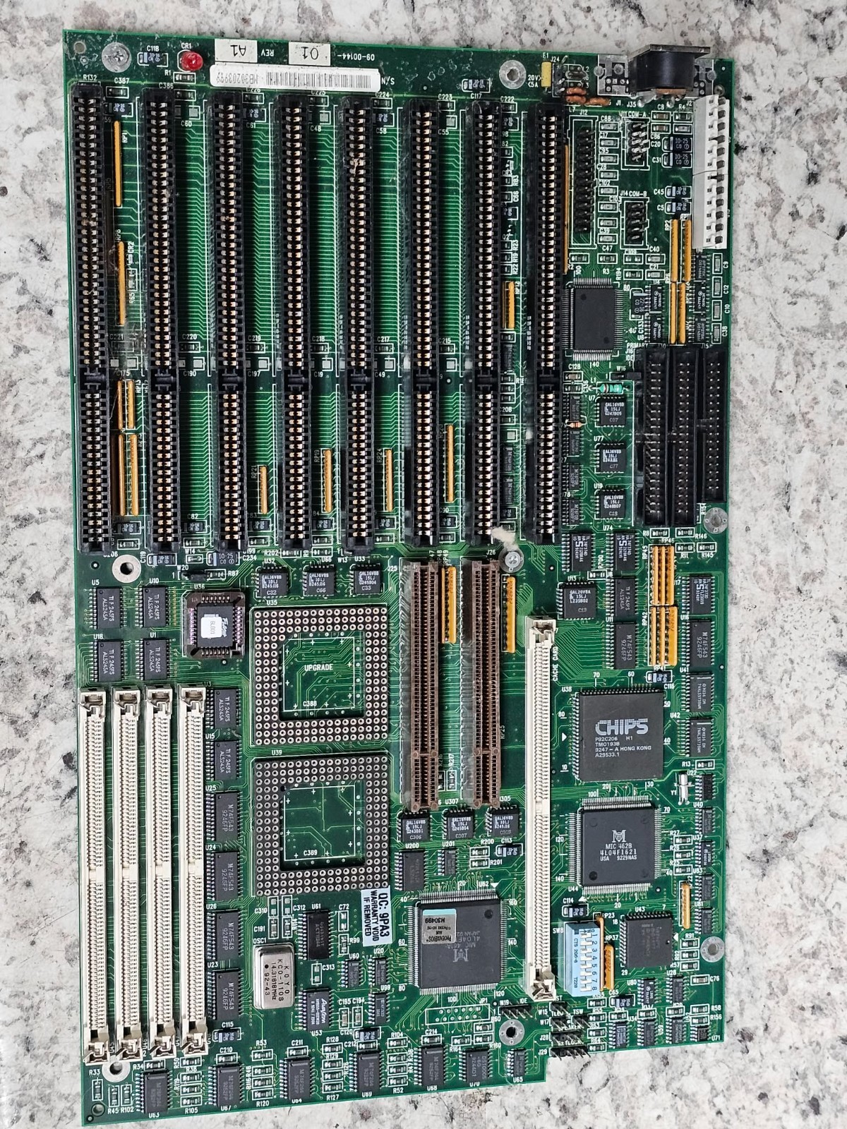 Rare Retro Clean Micronics Gemini VL-Bus (09-00144-01) Motherboard Intel 80486DX