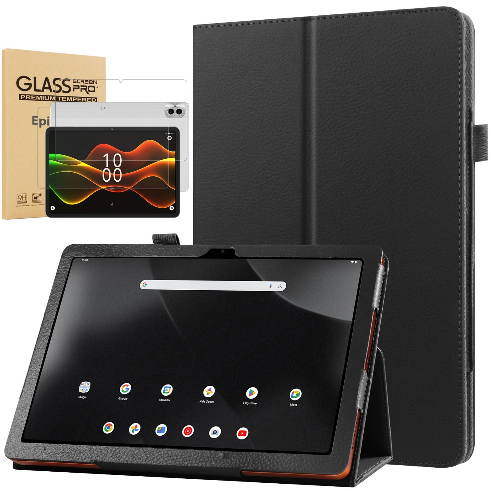 Boost Celero5G Tab Case Leather Folio Cover for Boost Celero 5G 10.95" + Stylus