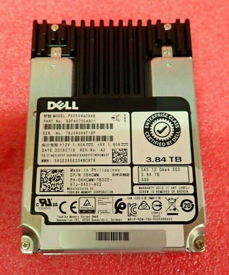 NEW Dell 3.84TB 2.5