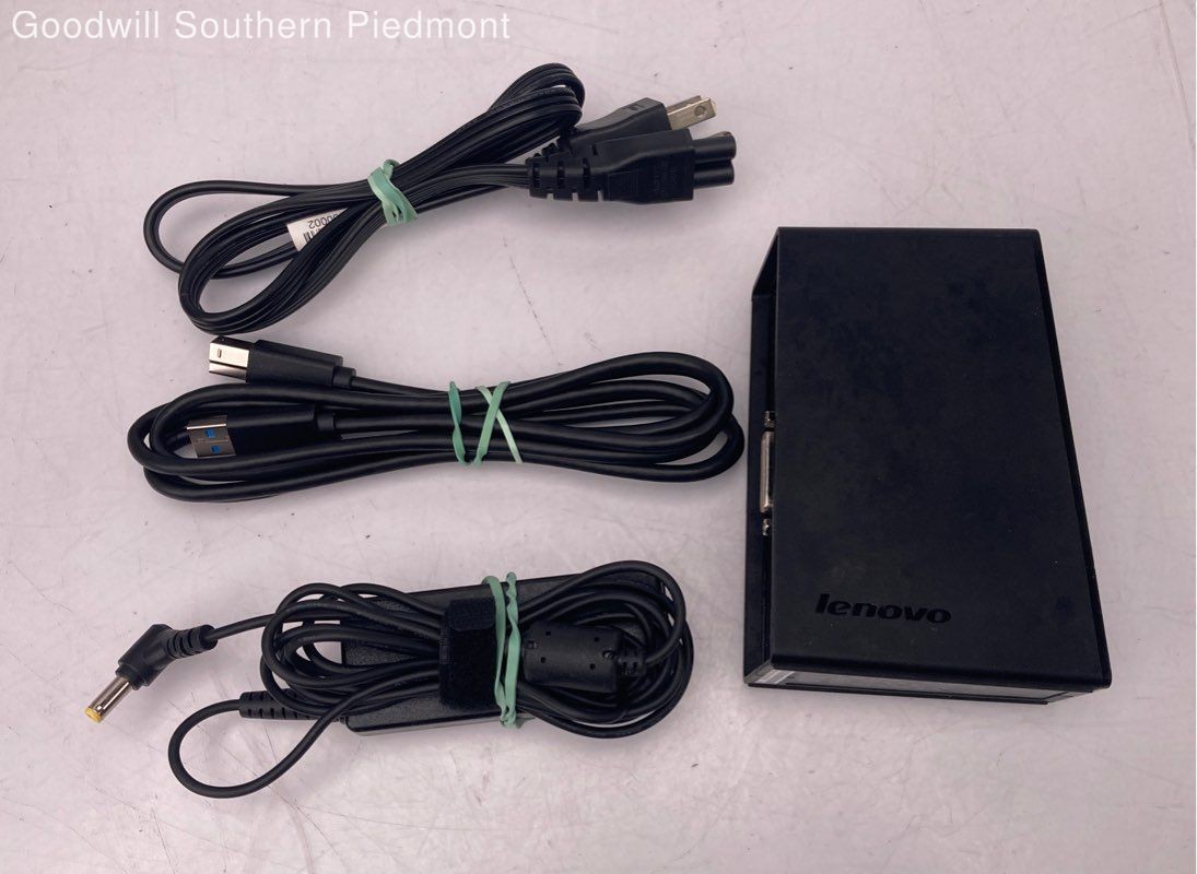 Lenovo ThinkPad Basic USB 3.0 Dock DL3700-ESS with OEM Power Adapter - Tested
