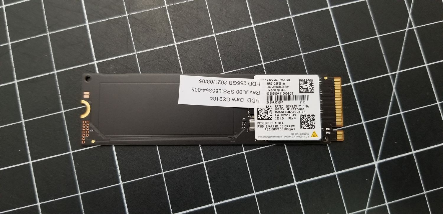 SAMSUNG 256GB M.2 2280 NVMe PCIe Solid State Drive MZ-VLQ256B MZVLQ256HBJD-00BH1