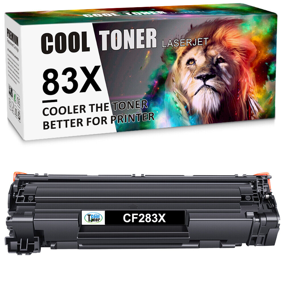 1-4PK CF283X Black Toner For HP 83X Toner LaserJet Pro MFP M225dn M201n M201dw