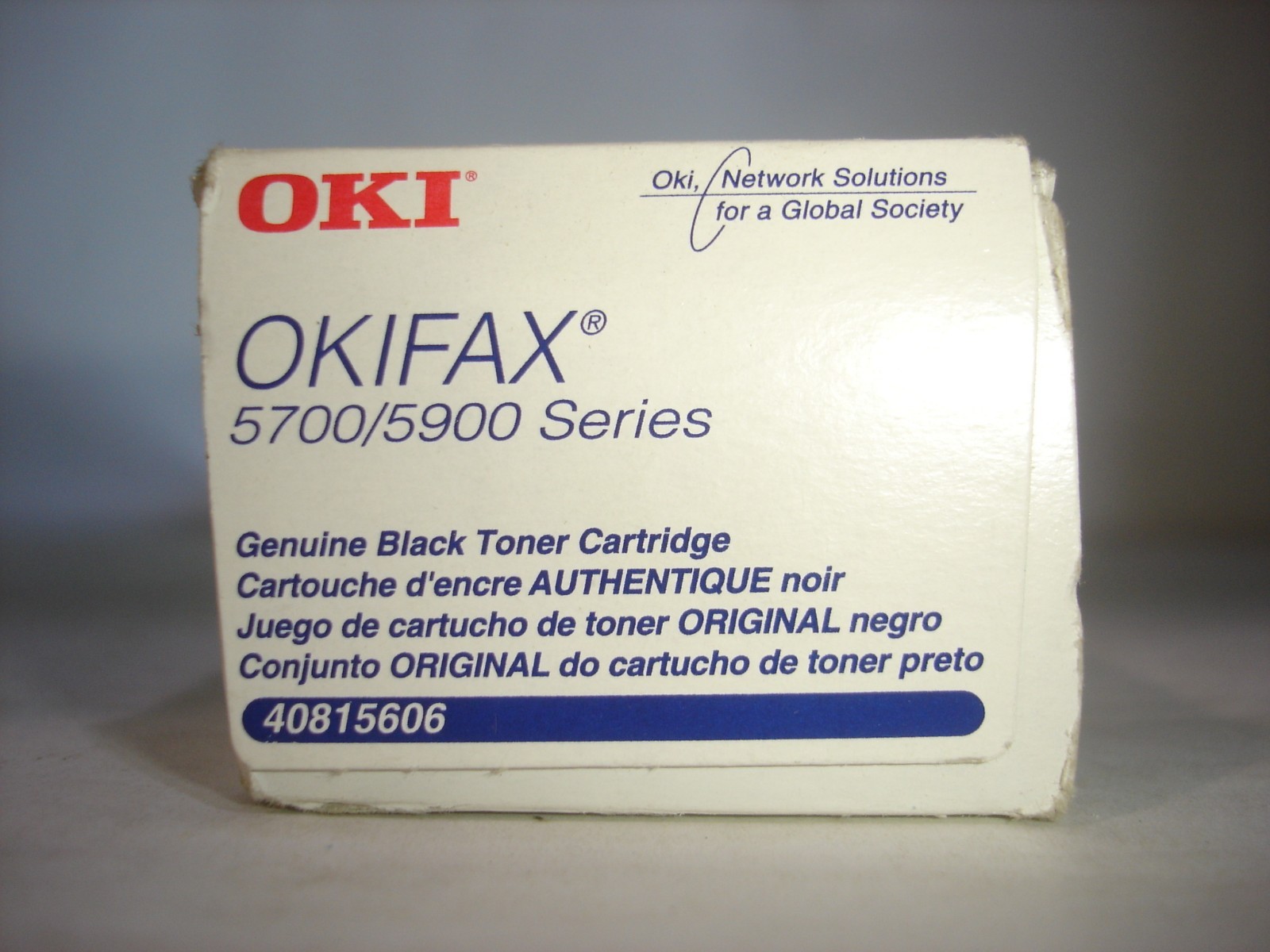 Genuine OKIDATA (OKI) Black Toner Cartridge 40815606