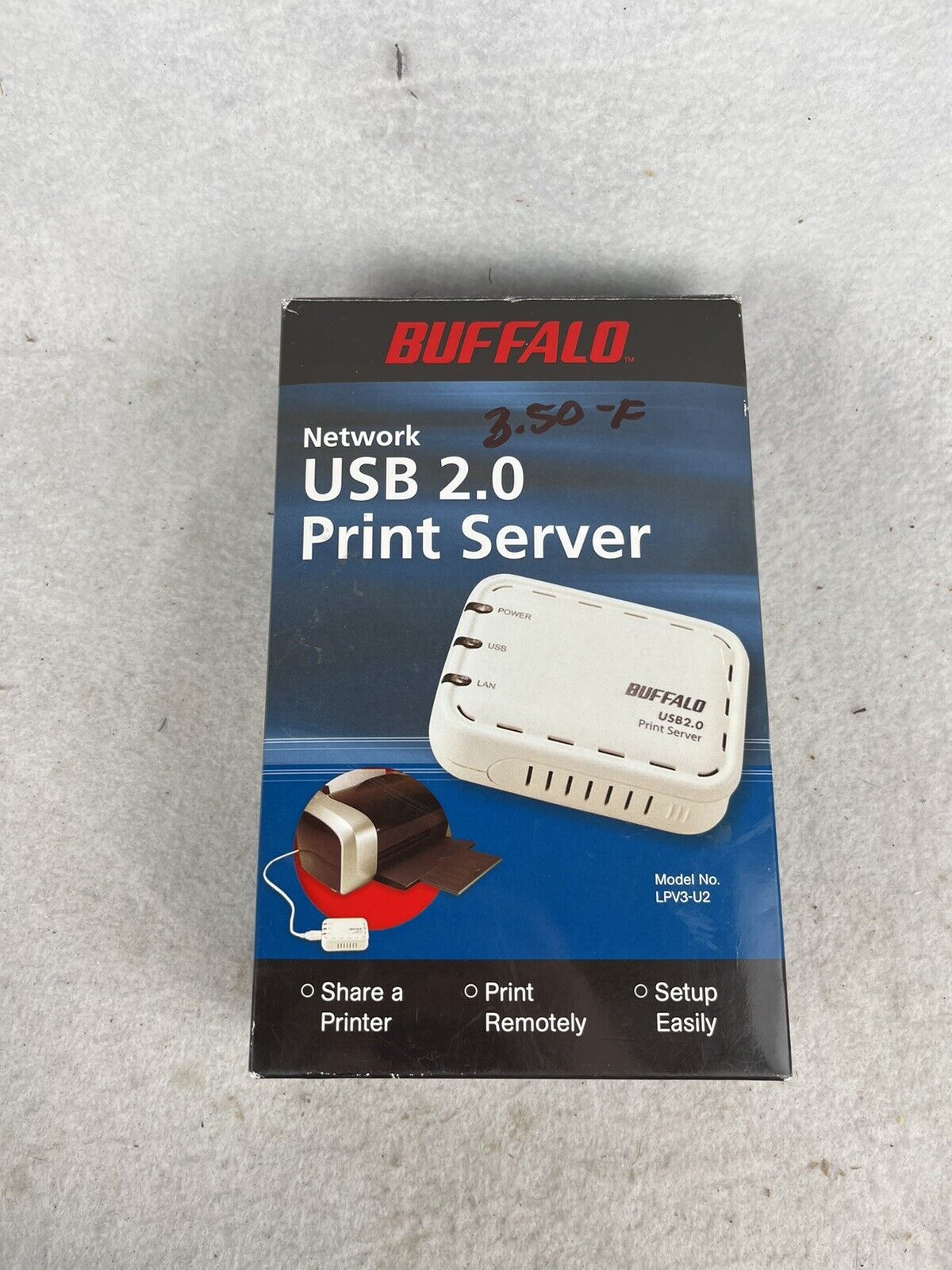 Buffalo Network LPV3-U2 USB 2.0 Print Server