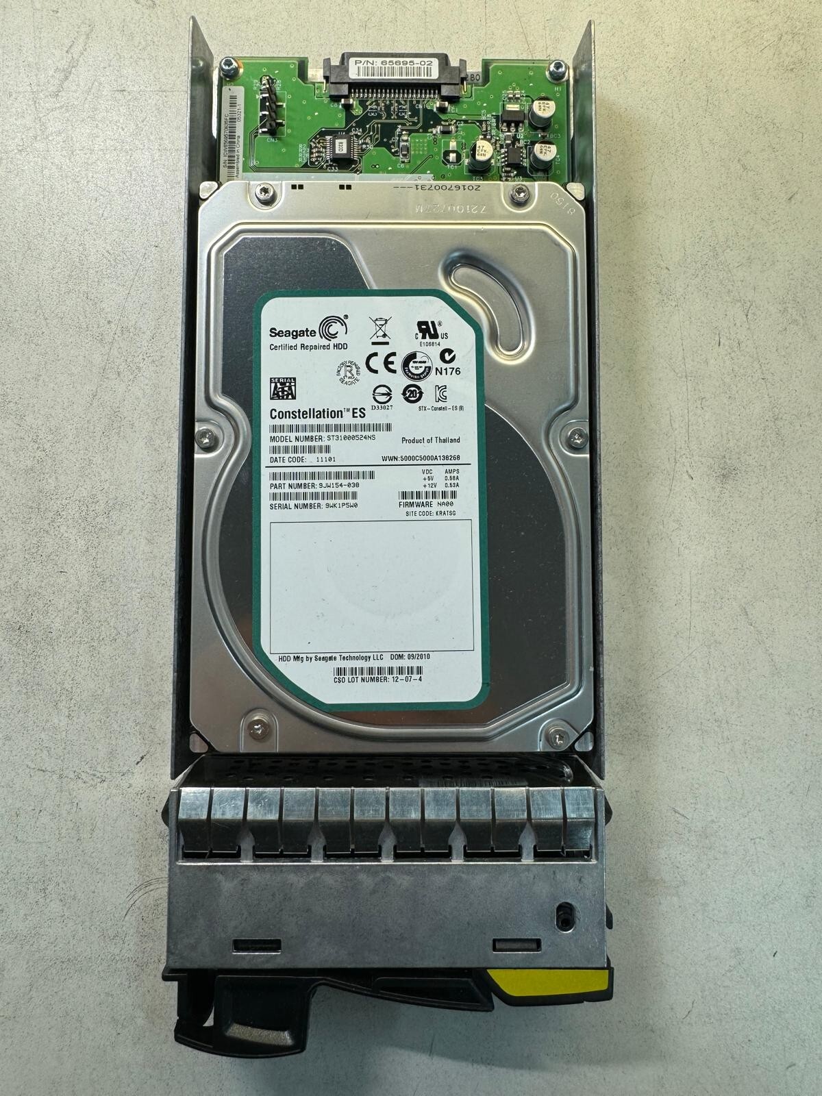 NetApp 1TB 108-00180+A5 X269A-R5 7.2K RPM 3.0Gbps SATA 3.5" Server Hard Drives
