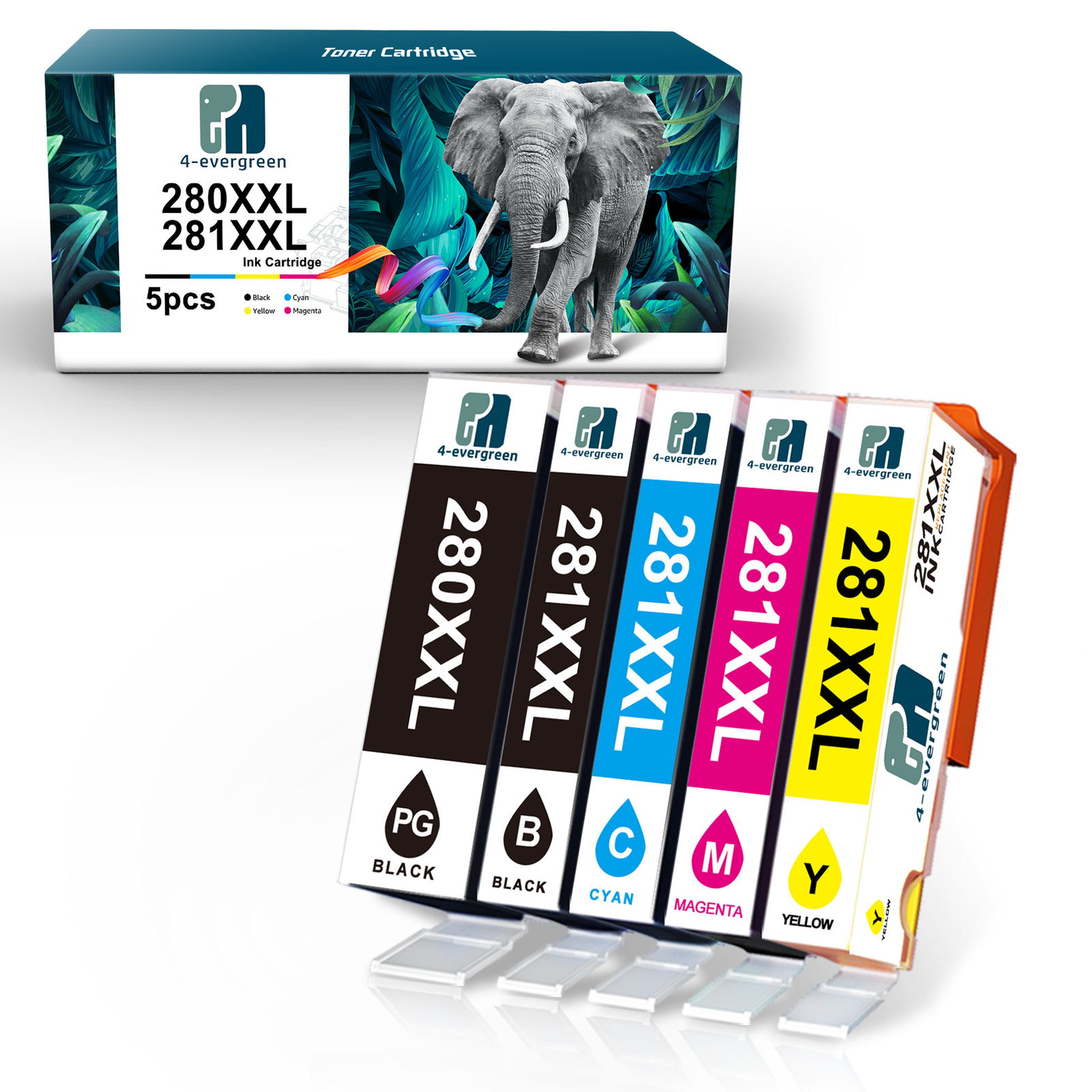 PGI-280XXL PGI280 XXL Ink Cartridges for Canon PIXMA TS6120 TS6220 TS8120 TR7520