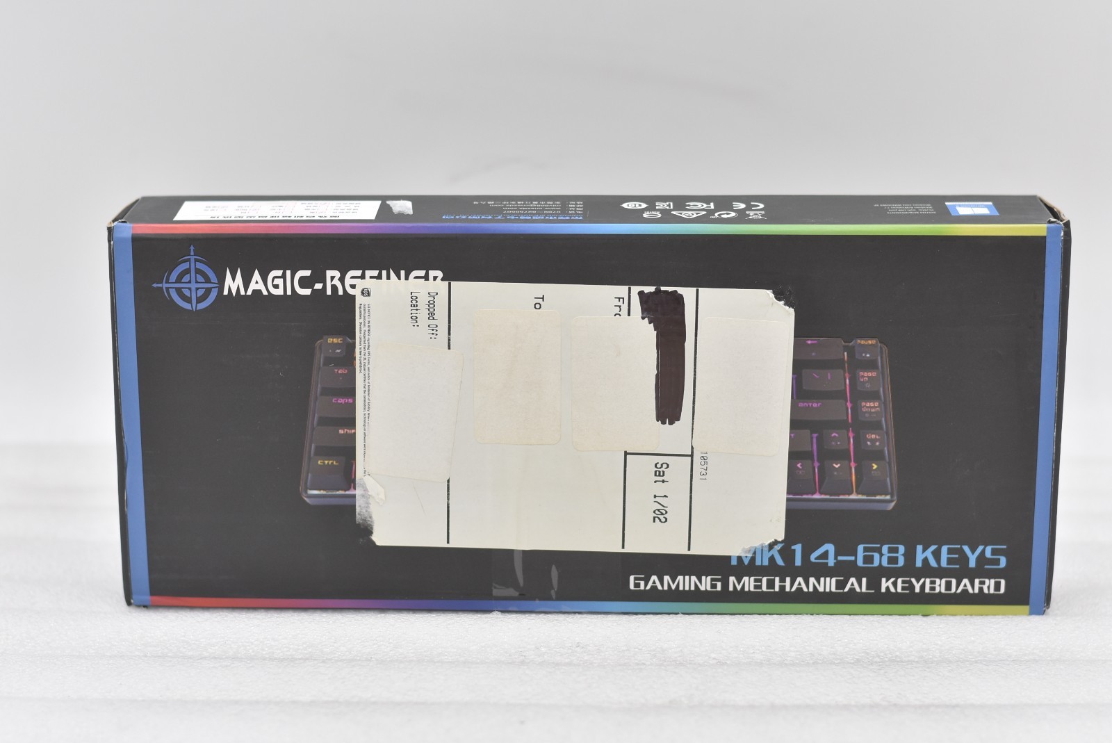 Magic-Refiner MK14 Mechanical Gaming Keyboard 68 Keys - Black