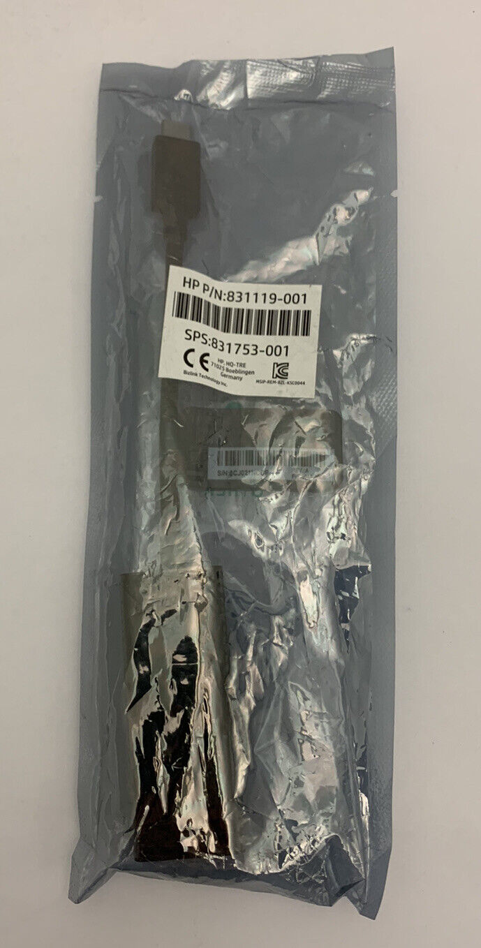 Genuine HP USB-C To DisplayPort Adapter Cable 831119-001, 831753-001 New Sealed