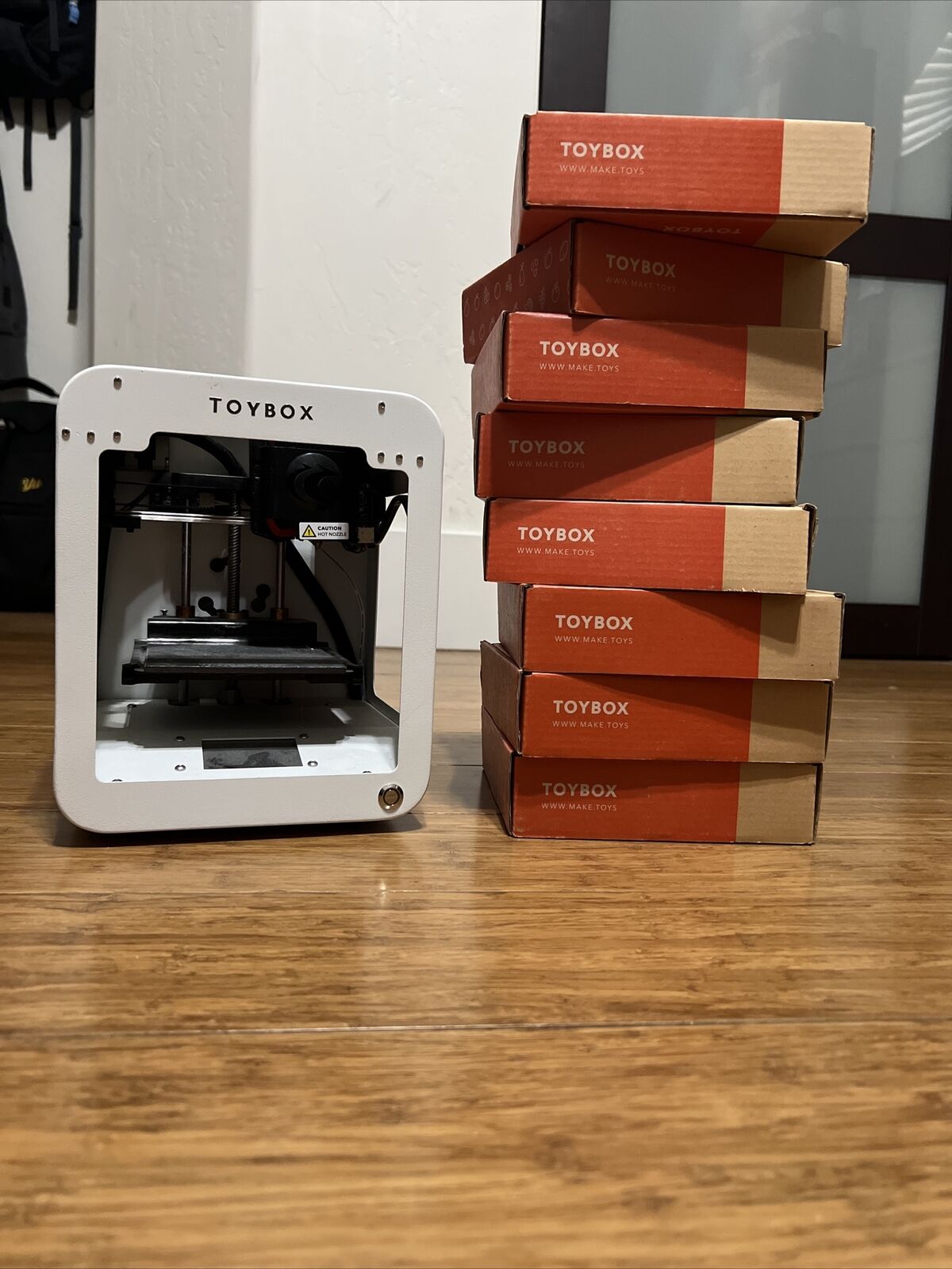 toybox 3d printer (used No Box) Comes W/ 8 Printer Foods