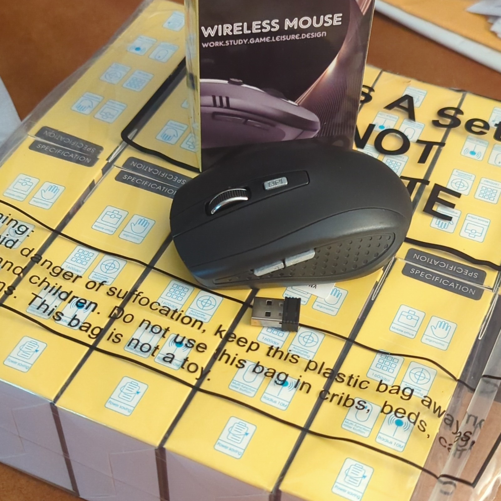 Wireless Optical Mouse 12pack