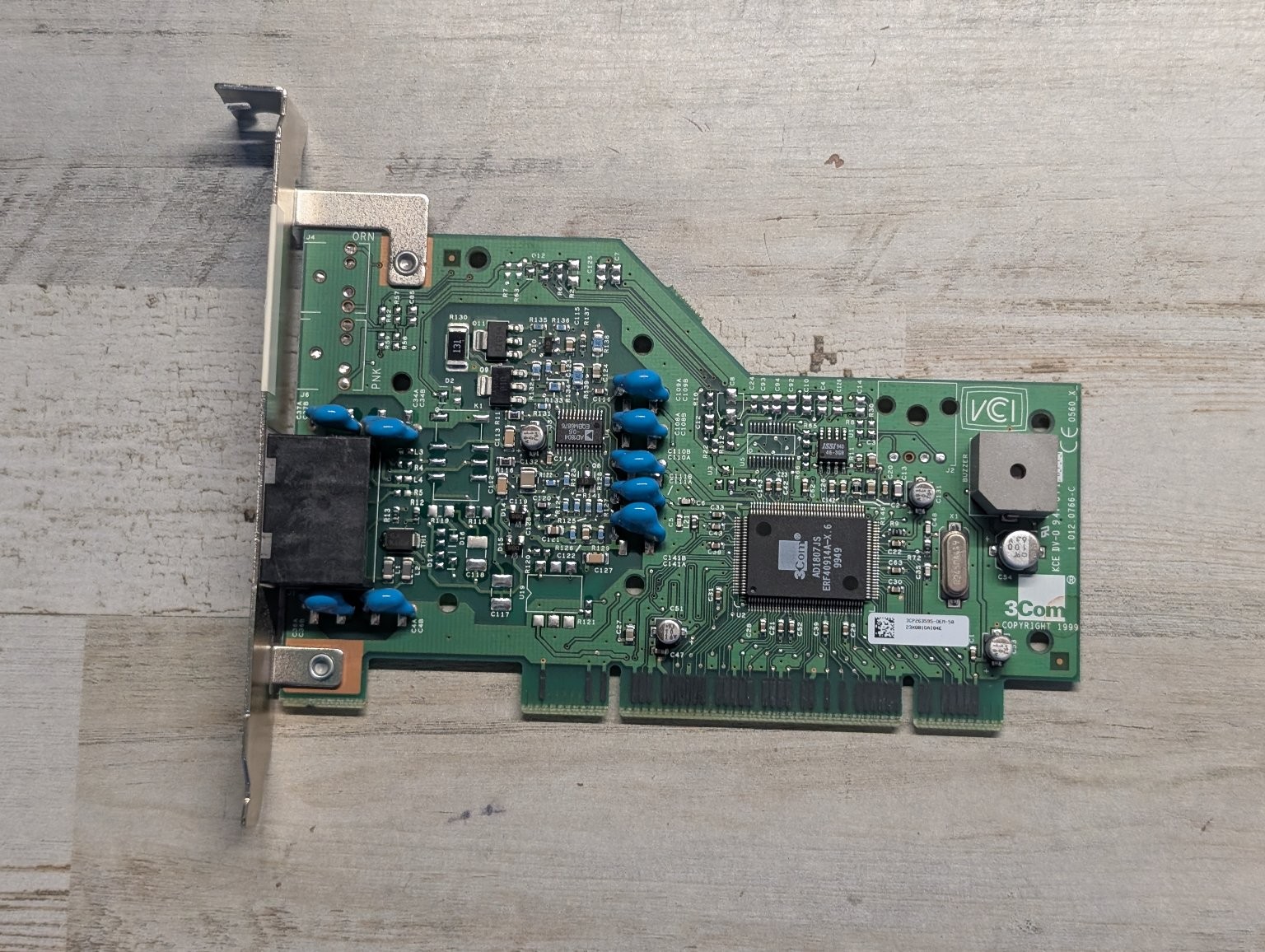 3Com USR 56K DF AWPCI WinModem Card PCI Dual RJ-11 V.90 OEM 1999
