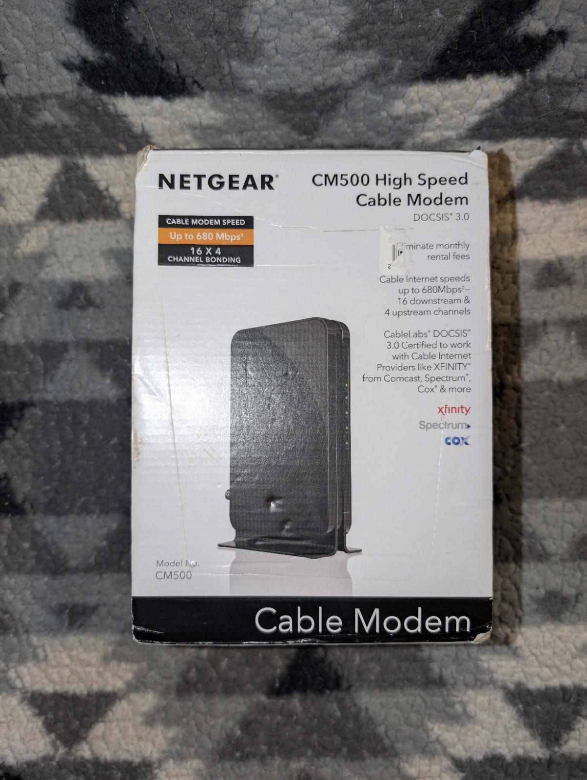 NETGEAR CM500 Black Network Security Appliance 680 MBPS CM500100NAS
