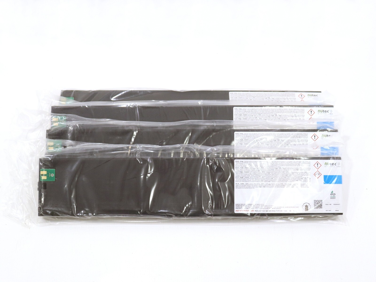 Nutec Digital Emerald Ink Cyan E12-MS21 500ml | EX. Sep. 2027 | lot of 4