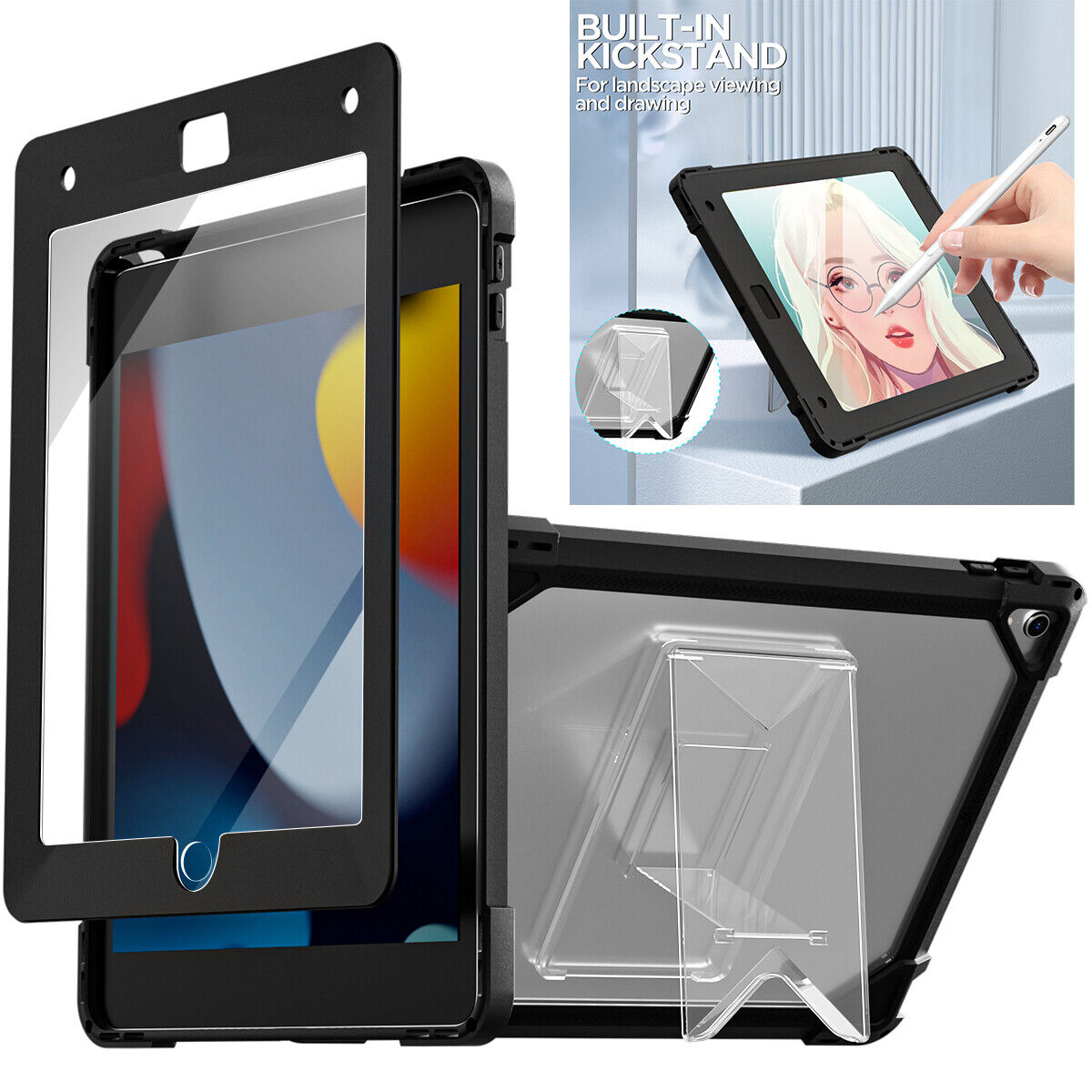 For iPad 9th Generation Case 10.2\