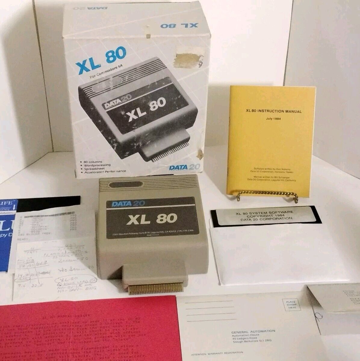 Data 20 - XL 80 - Commodore 64 C64 100% Complete 