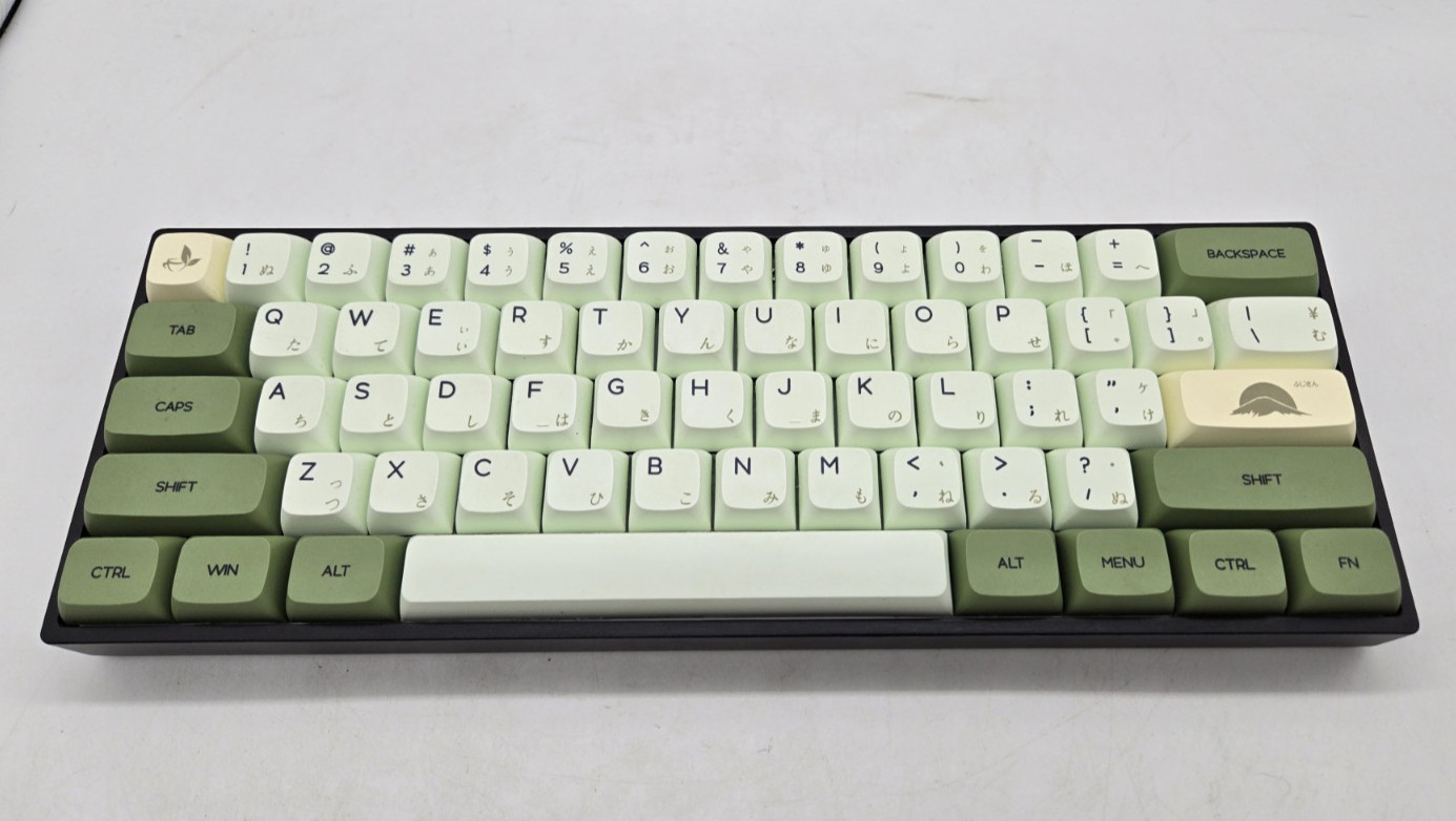 Skyloong Keyboard USB, GK6X21F08062, Green
