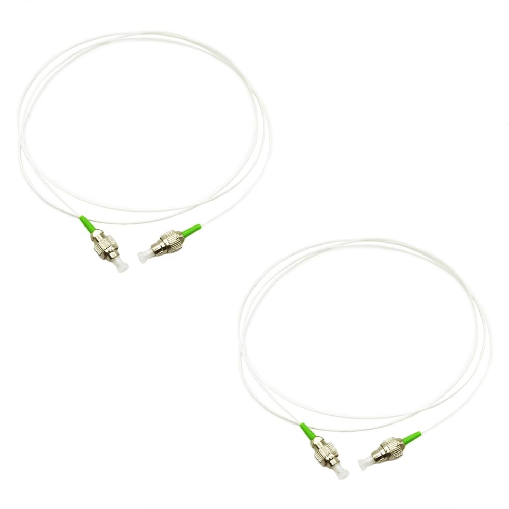 FC/APC to FC/APC Simplex Single Mode OS2 4.4/125 Patch Cord 1 Meter 2 PCS