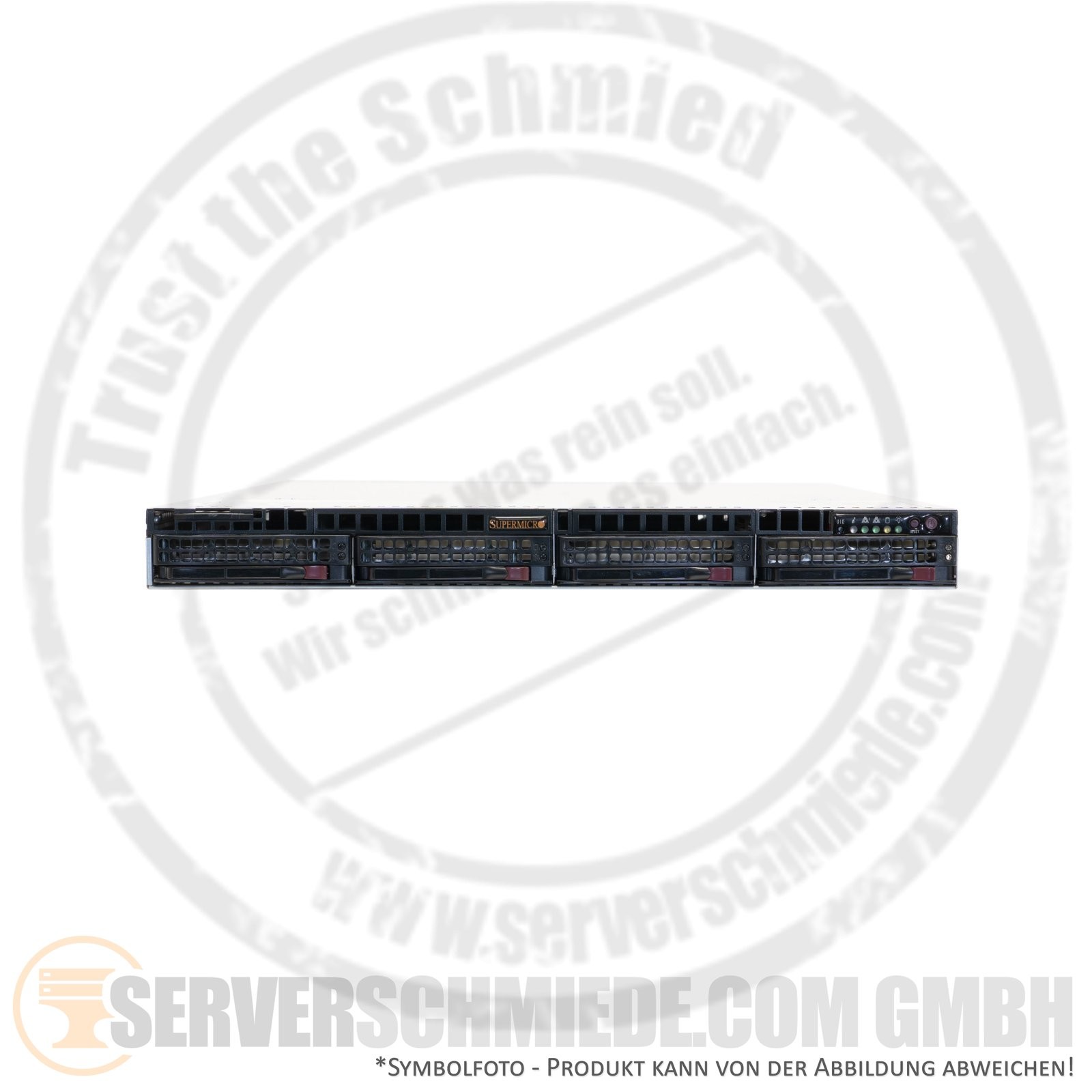 Supermicro CSE-815 X12SPW-TF 19" 1U Server 4x 3.5" LFF SAS NVMe 1x Intel XEON Sc