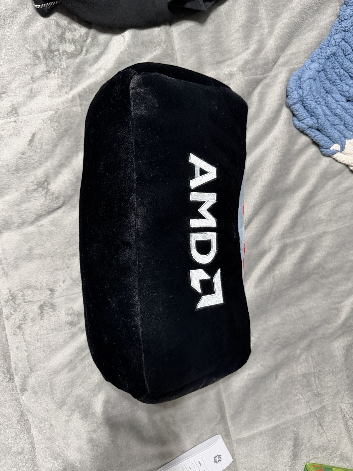 AMD CPU Fan Cooler Heatsink with Fans Plush Pillow - Black, Gray, Red